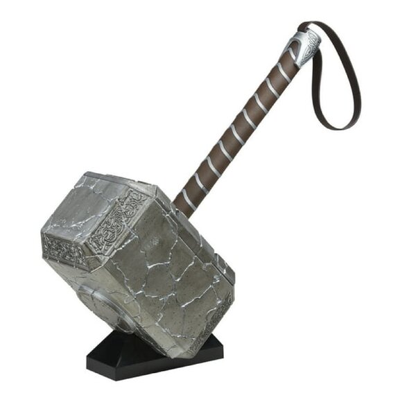 Marvel Thor Love & Thunder Mjolnir Electronic Hammer Costume With Display Stand - Picture 2 of 10